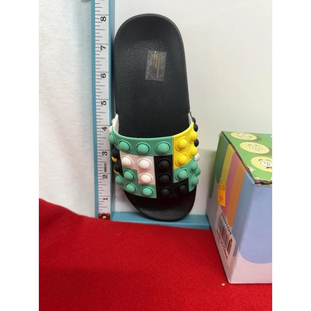 Kids Pop It Slide On Shoes New  Size 13-13.5 (31)